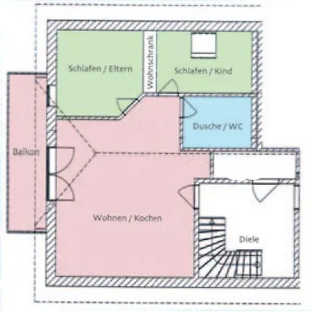 4 Sterne Donnerkeil Mit Balkon * 洛布