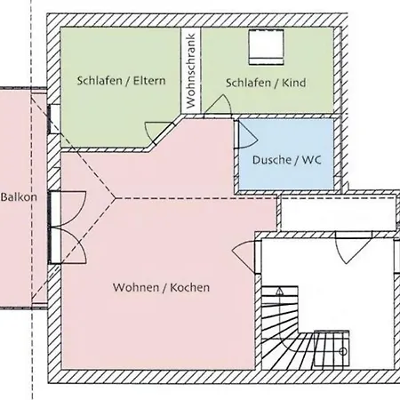 Apartment 4 Sterne Donnerkeil Mit Balkon Lobbe