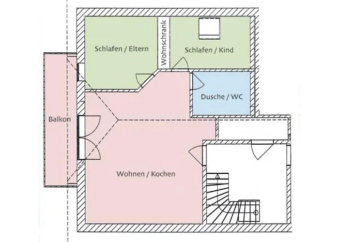 Апартаменты 4 Sterne Donnerkeil Mit Balkon Лоббе